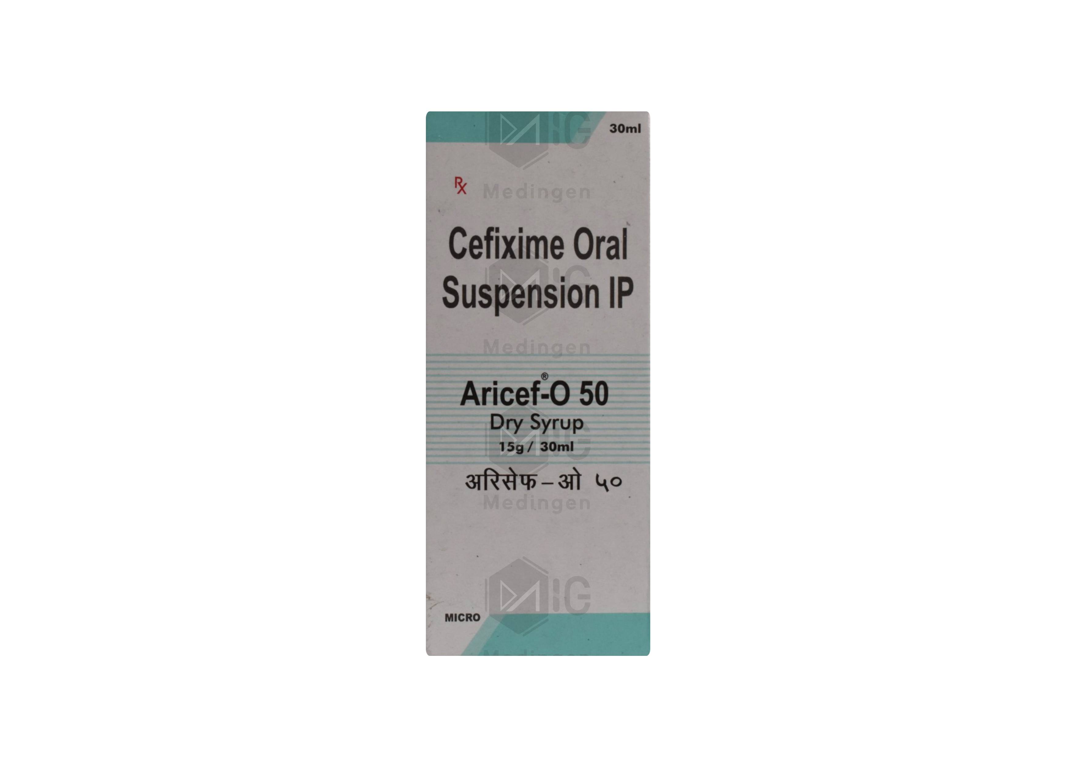 ARICEF O 50MG